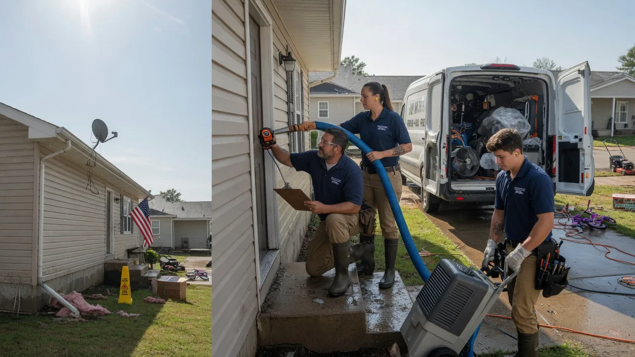 Ceiling Water Damage Restoration in Delhi, IA near me